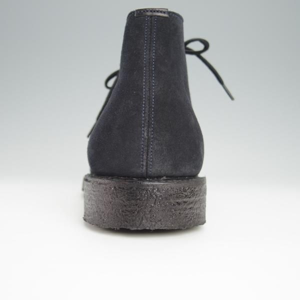 極美品★チャーチ 75F/UK7.5【定価￥102,300-★RYDER/ライダー】81ラスト/5都市ロゴ/チャッカブーツ/スエード/紺/メンズ/Church's★h268