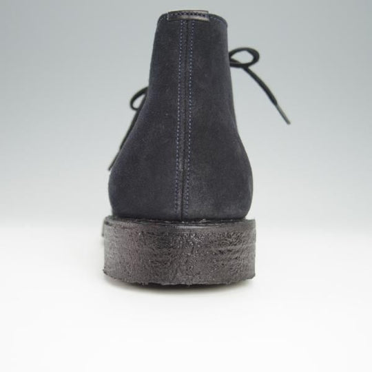 極美品★チャーチ 75F/UK7.5【定価￥102,300-★RYDER/ライダー】81ラスト/5都市ロゴ/チャッカブーツ/スエード/紺/メンズ/Church's★h268
