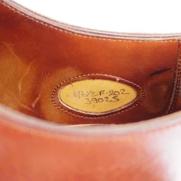 ★エドワードグリーン 6F【現行定価￥174,900-★筆記体ロゴ/BERKELEY/202ラスト】バークレー/パンチドキャップトゥ/茶/EDWARD GREEN★h271