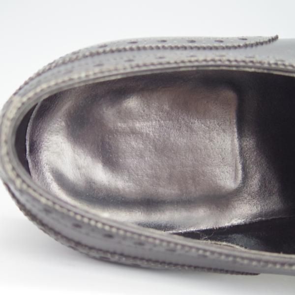 ★エドワードグリーン 6F【現行定価￥174,900-★旧ロゴ/CANTERBURY/202ラスト】カンタベリー/クォーターブローグ/黒/EDWARD GREEN★h274