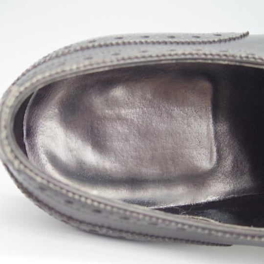 ★エドワードグリーン 6F【現行定価￥174,900-★旧ロゴ/CANTERBURY/202ラスト】カンタベリー/クォーターブローグ/黒/EDWARD GREEN★h274