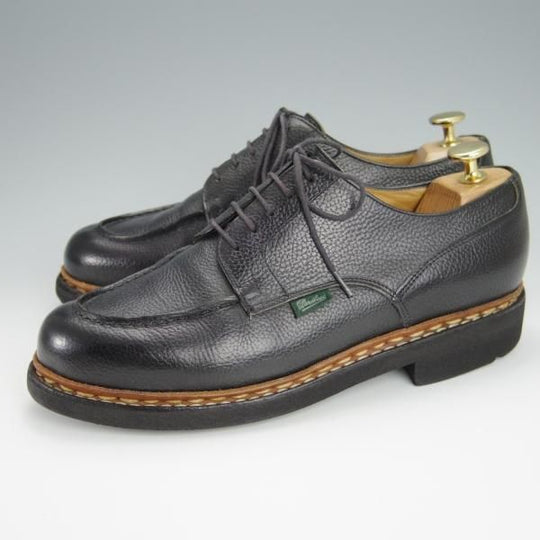 美品★パラブーツ SIZE 7【モデル定価￥71,500-★CHAMBORD/シャンボード/BLUE WORK別注】紺/TEXソール/Uチップ/メンズ/Paraboot★h285