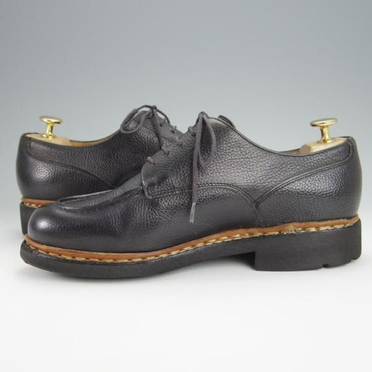 美品★パラブーツ SIZE 7【モデル定価￥71,500-★CHAMBORD/シャンボード/BLUE WORK別注】紺/TEXソール/Uチップ/メンズ/Paraboot★h285