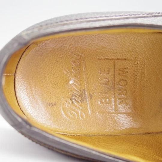 美品★パラブーツ SIZE 7【モデル定価￥71,500-★CHAMBORD/シャンボード/BLUE WORK別注】紺/TEXソール/Uチップ/メンズ/Paraboot★h285