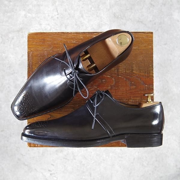 STEFANOBI ROMA NERO(ステファノビ) 革靴　黒　イタリア STEFANOBI ROMA NERO(ステファノビ) 革靴 黒 イタリア