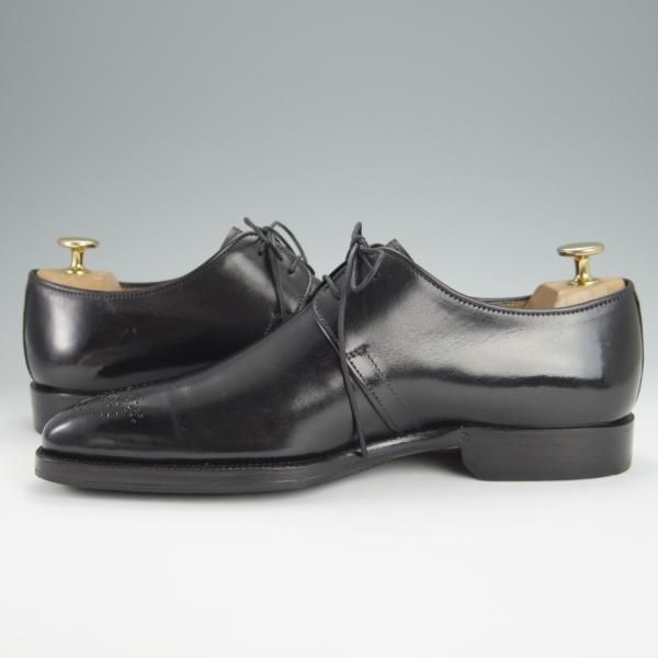 極美品★(伊)STEFANO BI/ステファノビ SIZE 6.5【グッドイヤーウェルテッド製法★BEYES別注/黒】ダービーシューズ/カーフ/黒★h286