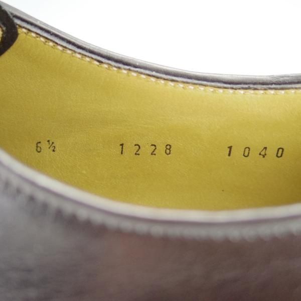 極美品★(伊)STEFANO BI/ステファノビ SIZE 6.5【グッドイヤーウェルテッド製法★BEYES別注/黒】ダービーシューズ/カーフ/黒★h286