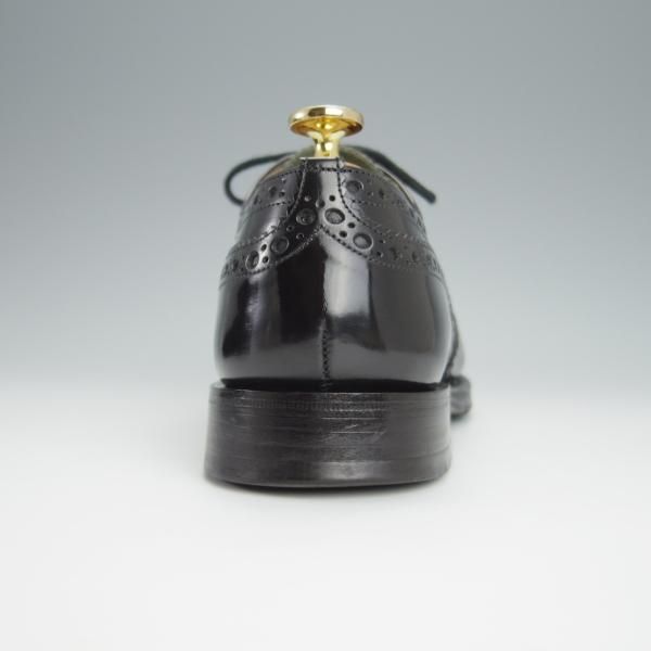 ★チャーチ 55F/UK5.5【定価￥136,400-★BURWOOD/バーウッド】81ラスト/フルブローグ/ポリッシュドバインダーカーフ/黒/Church's★h287