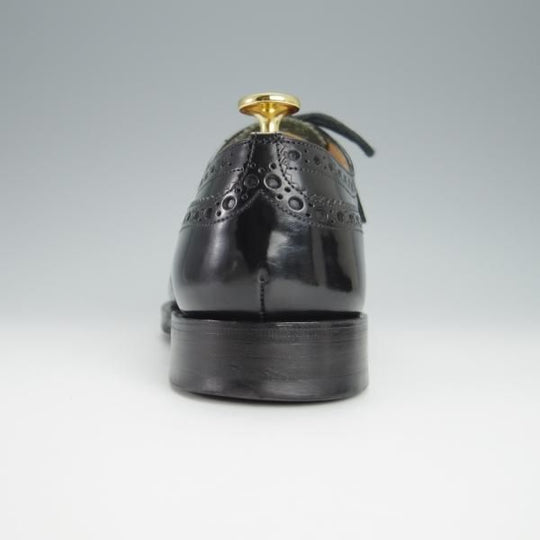 ★チャーチ 55F/UK5.5【定価￥136,400-★BURWOOD/バーウッド】81ラスト/フルブローグ/ポリッシュドバインダーカーフ/黒/Church's★h287
