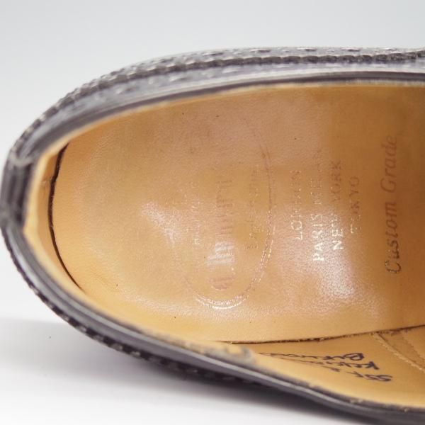 ★チャーチ 55F/UK5.5【定価￥136,400-★BURWOOD/バーウッド】81ラスト/フルブローグ/ポリッシュドバインダーカーフ/黒/Church's★h287