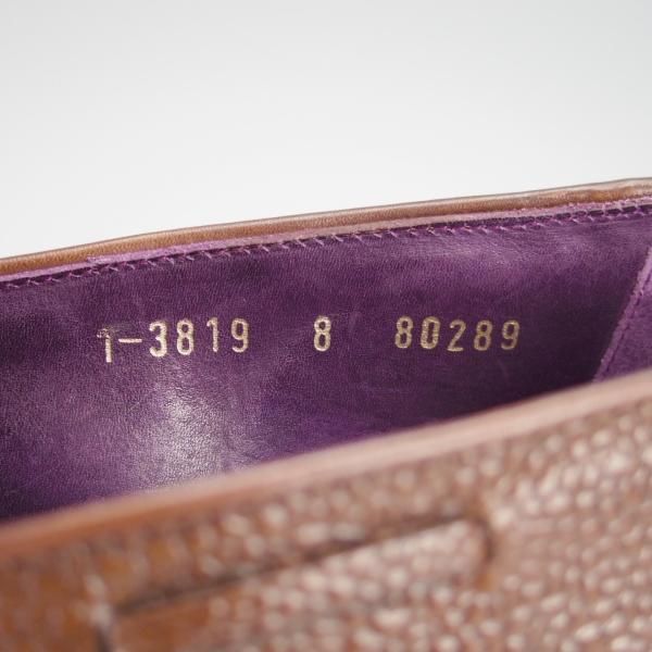 美品★(スペイン製)CARMINA/カルミナ SIZE 8【定価￥72,600-★ダイナイトソール仕様/80289】タッセルローファー/濃茶/Trading Post★h290