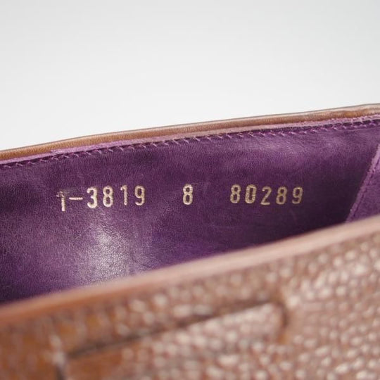 美品★(スペイン製)CARMINA/カルミナ SIZE 8【定価￥72,600-★ダイナイトソール仕様/80289】タッセルローファー/濃茶/Trading Post★h290