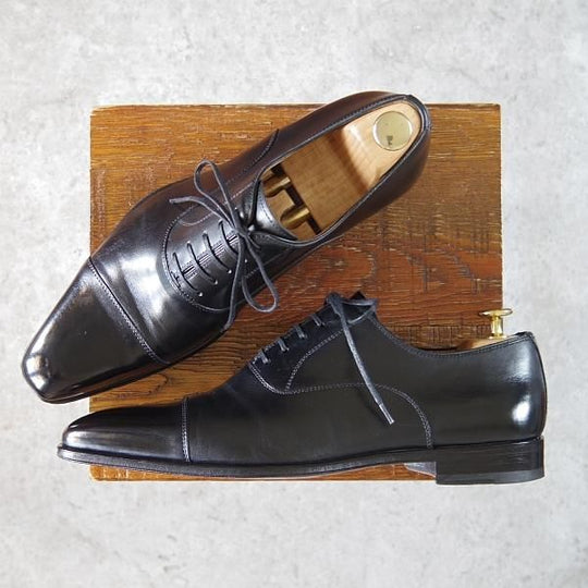 美品★(スペイン製)マグナーニ SIZE 40【★ストレートチップ/12623】カーフ/黒/メンズ/MAGNANNI★h292