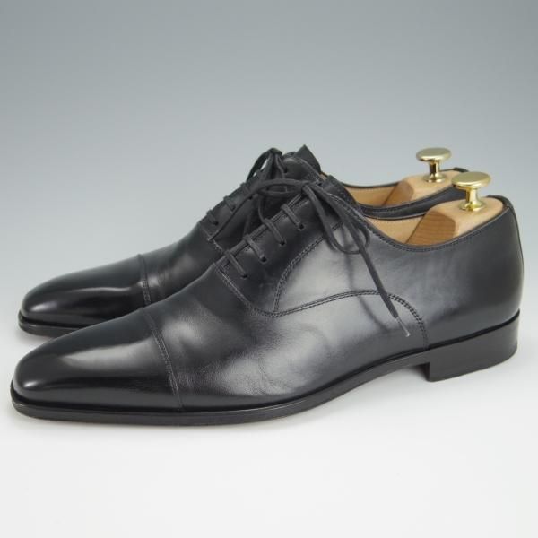 美品★(スペイン製)マグナーニ SIZE 40【★ストレートチップ/12623】カーフ/黒/メンズ/MAGNANNI★h292