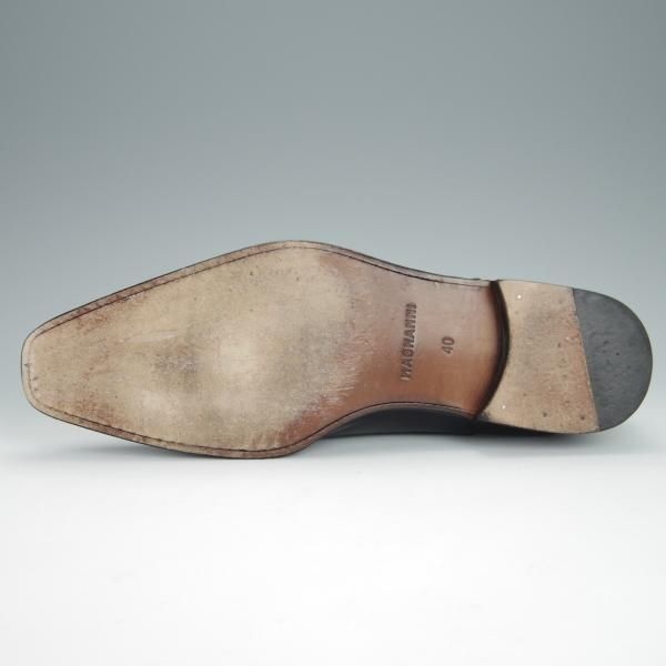 美品★(スペイン製)マグナーニ SIZE 40【★ストレートチップ/12623】カーフ/黒/メンズ/MAGNANNI★h292