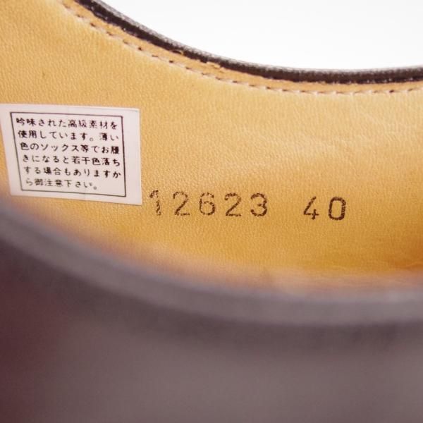 美品★(スペイン製)マグナーニ SIZE 40【★ストレートチップ/12623】カーフ/黒/メンズ/MAGNANNI★h292