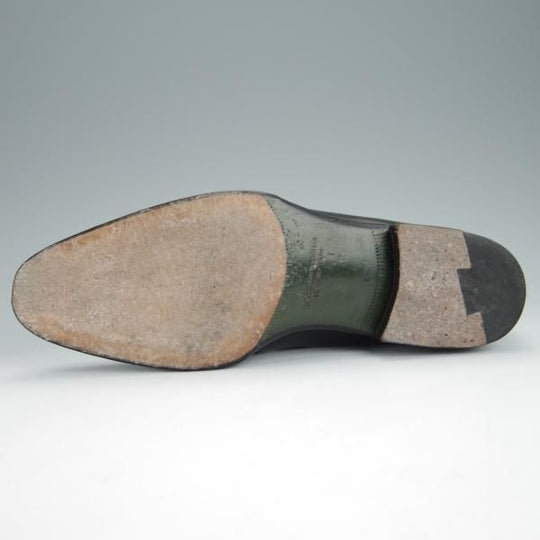 美品★Soffice&Solid/ソフィス&ソリッド SIZE 6【現行定価5〜6万円程度★ストレートチップ/S502】カーフ/黒/トレーディングポスト取扱★h293