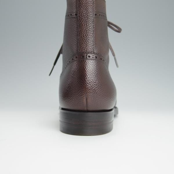 極美品★三陽山長 UK6程度【オーダー価格￥121,000-★鷲一郎/R2010ラスト】レースアップブーツ/濃茶/Shuichiro/Sanyo Yamacho★h300