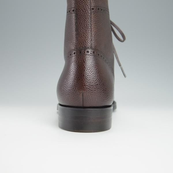 極美品★三陽山長 UK6程度【オーダー価格￥121,000-★鷲一郎/R2010ラスト】レースアップブーツ/濃茶/Shuichiro/Sanyo Yamacho★h300