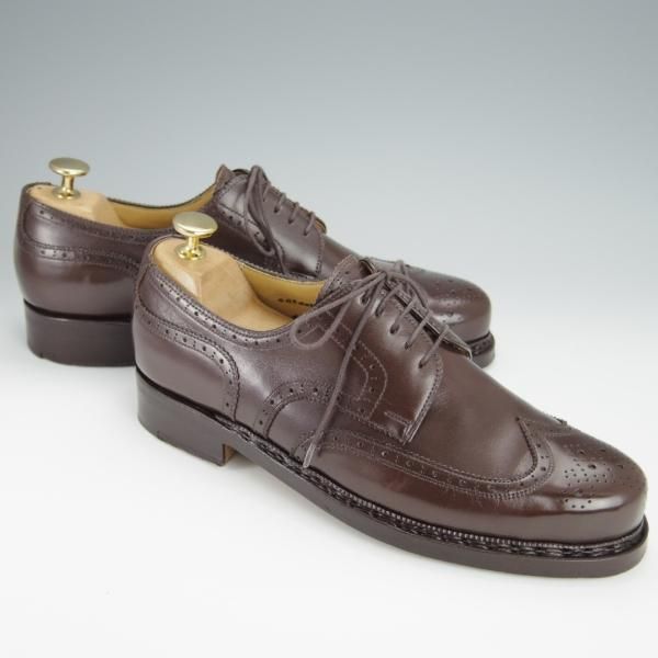 極上★(東欧)VASS/ヴァーシュ SIZE 39.5【貴重★Budapest/ブダペストラスト】BPラスト/フルブローグ/カーフ/濃茶/メンズ★h301