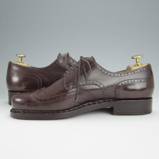 極上★(東欧)VASS/ヴァーシュ SIZE 39.5【貴重★Budapest/ブダペストラスト】BPラスト/フルブローグ/カーフ/濃茶/メンズ★h301