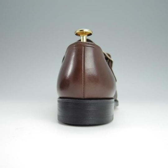 未使用★(英)グレンソン 7F【★モンクストラップ/濃茶】34596/カーフ/メンズ/GRENSON★h307