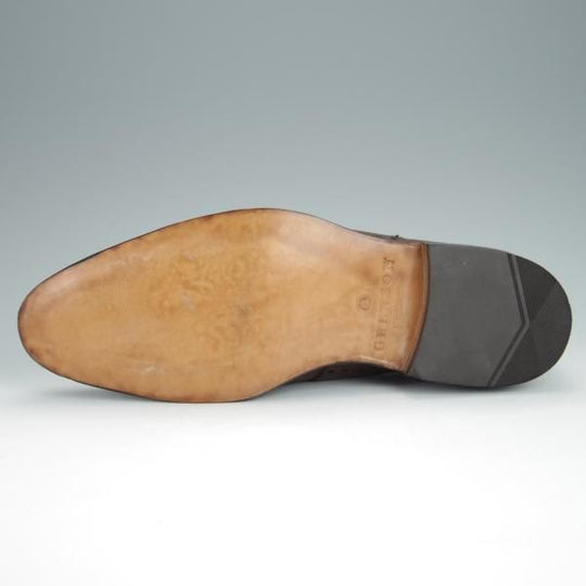 未使用★(英)グレンソン 7F【★モンクストラップ/濃茶】34596/カーフ/メンズ/GRENSON★h307