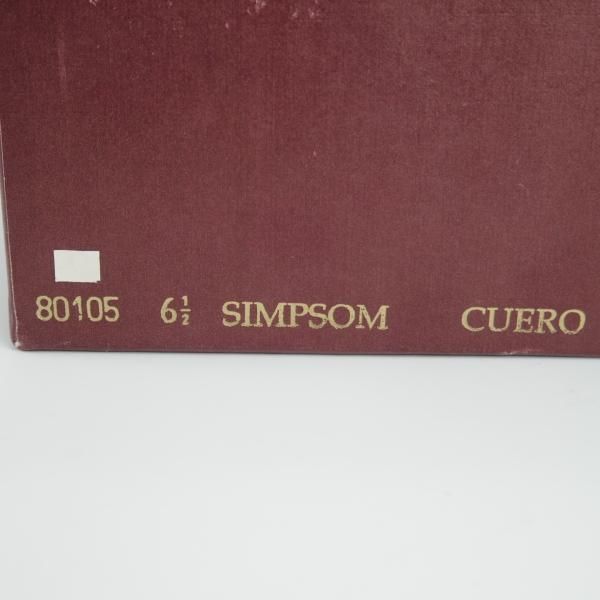 極上★(スペイン製)CARMINA/カルミナ SIZE 6.5【定価￥72,600-★クォーターブローグ/SIMPSOMラスト】80105/茶★h311