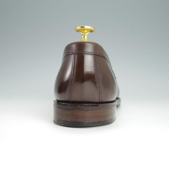 極上★(英)チーニー 6.5F【定価￥78,100-★HUDSON/ハドソン】5203ラスト/コインローファー/カーフ/MOCHA/濃茶/メンズ/CHEANEY★h312