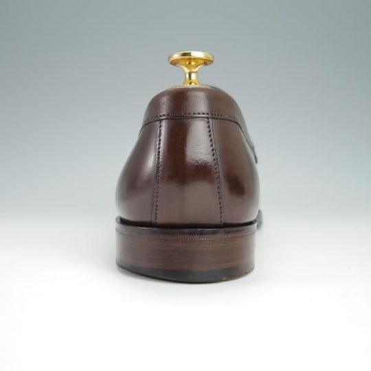 極上★(英)チーニー 6.5F【定価￥78,100-★HUDSON/ハドソン】5203ラスト/コインローファー/カーフ/MOCHA/濃茶/メンズ/CHEANEY★h312