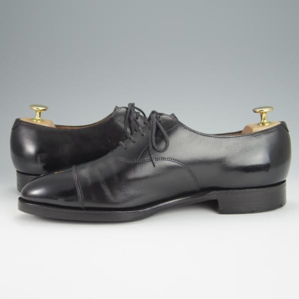 極上★ジョンロブ 7.5EE【貴重★2466ラストのCITY/シティ/PARISロゴ】ストレートチップ/カーフ/黒/メンズ/JOHN LOBB★h313