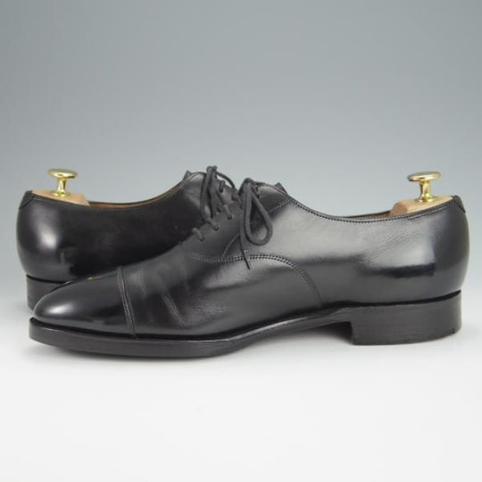 極上★ジョンロブ 7.5EE【貴重★2466ラストのCITY/シティ/PARISロゴ】ストレートチップ/カーフ/黒/メンズ/JOHN LOBB★h313