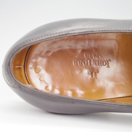 極上★ジョンロブ 7.5EE【貴重★2466ラストのCITY/シティ/PARISロゴ】ストレートチップ/カーフ/黒/メンズ/JOHN LOBB★h313