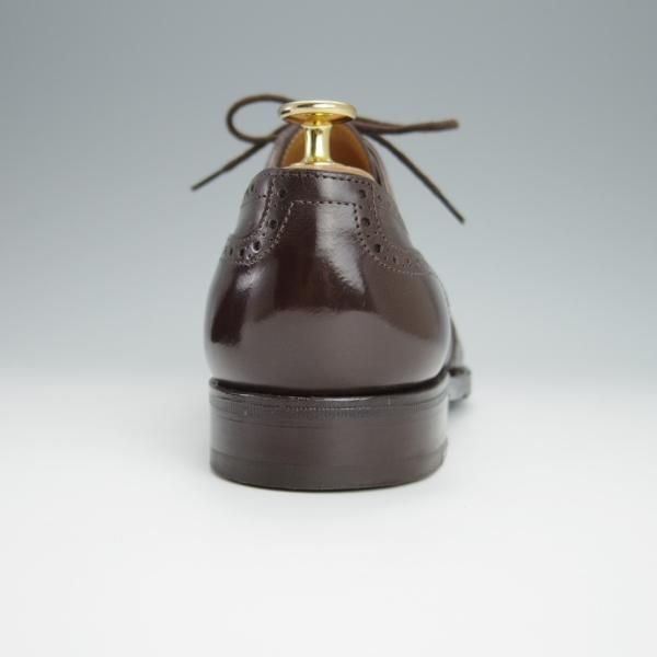 極美品★ジョンロブ 7.5E【現行オーダー価格￥270,600-★8695ラスト/DARBY 2】ダービー/フルブローグ/カーフ/濃茶/JOHN LOBB★h321