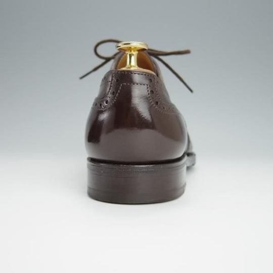 極美品★ジョンロブ 7.5E【現行オーダー価格￥270,600-★8695ラスト/DARBY 2】ダービー/フルブローグ/カーフ/濃茶/JOHN LOBB★h321