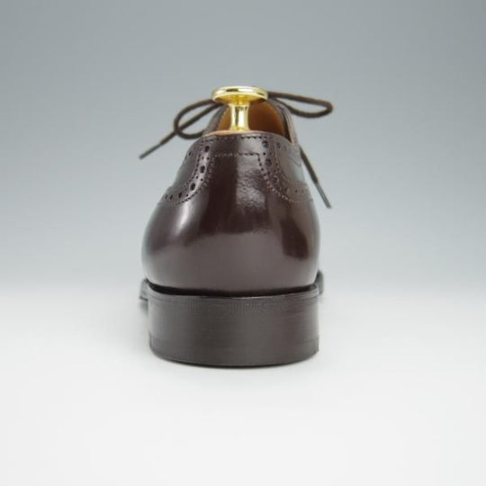 極美品★ジョンロブ 7.5E【現行オーダー価格￥270,600-★8695ラスト/DARBY 2】ダービー/フルブローグ/カーフ/濃茶/JOHN LOBB★h321