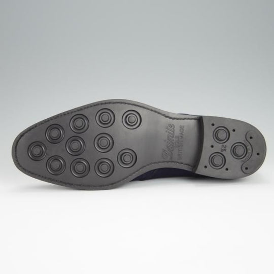 未使用★Oriental/オリエンタル SIZE 6【定価￥42,900-★ダイナイトソール仕様/JOSEPH】3306/モンクストラップ/スエード/紺/メンズ★h322