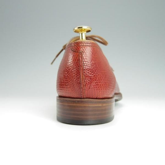 極美品★ジョンロブ 9E【高額★リザード革/BECKETTS V/8000ラスト】ベケッツ/プレーントゥ/茶系/メンズ/JOHN LOBB★h323