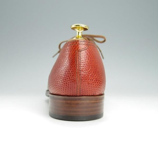 極美品★ジョンロブ 9E【高額★リザード革/BECKETTS V/8000ラスト】ベケッツ/プレーントゥ/茶系/メンズ/JOHN LOBB★h323