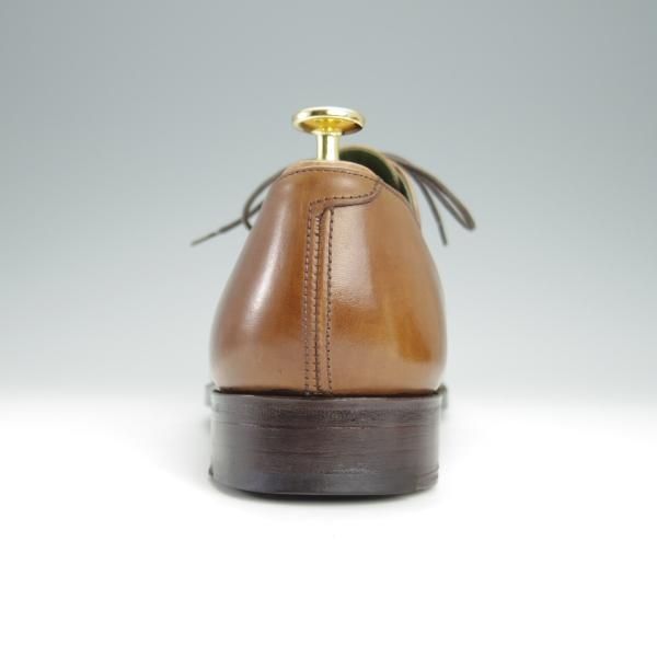 極上★トリッカーズ SIZE 9【現行定価9.3万円程度★プレーントゥ/M7063】カーフ/茶/メンズ/Tricker's★h326