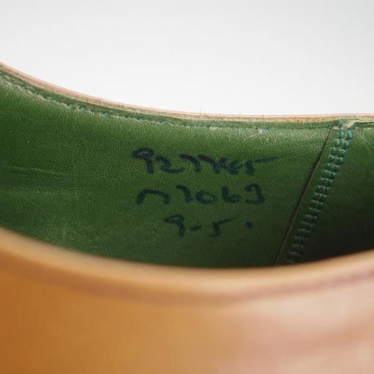 極上★トリッカーズ SIZE 9【現行定価9.3万円程度★プレーントゥ/M7063】カーフ/茶/メンズ/Tricker's★h326