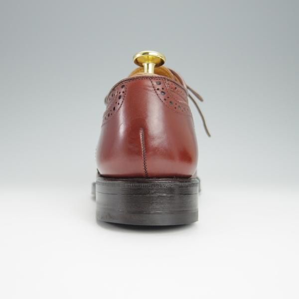 極上★ジョンストン&マーフィー SIZE 6.5【★アリストクラフト/ARISTOCRAFT】フルブローグ/カーフ/赤茶/メンズ/Johnston&Murphy★h331