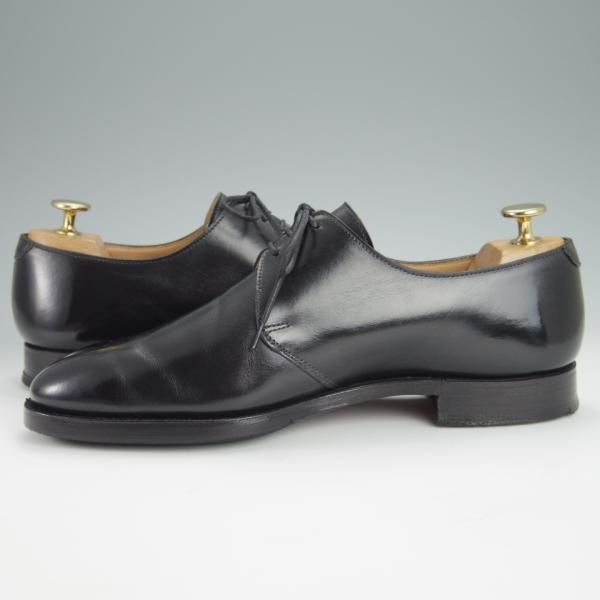 ★クロケット&ジョーンズ 6.5E【★ロイドフットウェア別注/Lloyd Footwear】Vフロント/プレーントゥ/カーフ/黒/メンズ/Crockett&Jones★h333