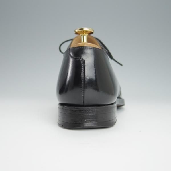 ★クロケット&ジョーンズ 6.5E【★ロイドフットウェア別注/Lloyd Footwear】Vフロント/プレーントゥ/カーフ/黒/メンズ/Crockett&Jones★h333