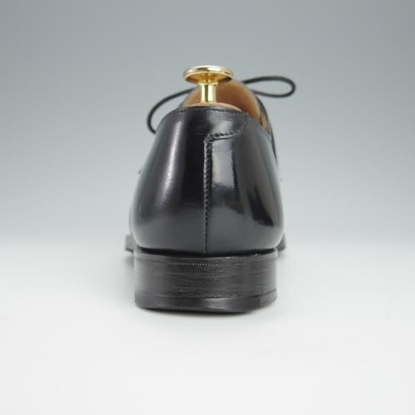 ★クロケット&ジョーンズ 6.5E【★ロイドフットウェア別注/Lloyd Footwear】Vフロント/プレーントゥ/カーフ/黒/メンズ/Crockett&Jones★h333