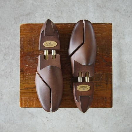 極上★J.M.ウェストン SIZE 5【★純正シューツリー/041L】旧ロゴ/ヴィンテージ/木製シューキーパー/Weston/ウエストン★h316