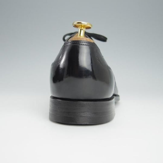 極美品★ジョンロブ 8E【貴重★8000ラスト/OSAKA 2002】サドルシューズ/プレーントゥ/カーフ/黒/メンズ/JOHN LOBB★h336