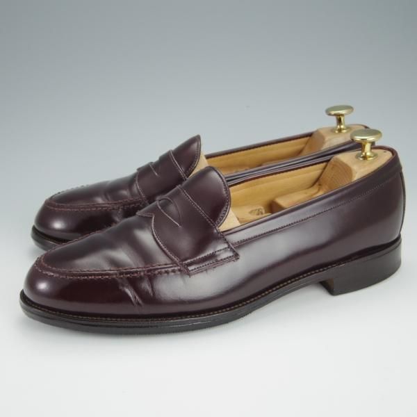 極上★(英)アルフレッド・サージェント SIZE 8【貴重★名作986似寄りモデル/コインローファー】赤茶/メンズ/Alfred Sargent★h340