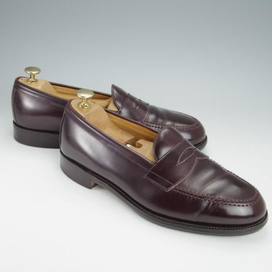 極上★(英)アルフレッド・サージェント SIZE 8【貴重★名作986似寄りモデル/コインローファー】赤茶/メンズ/Alfred Sargent★h340