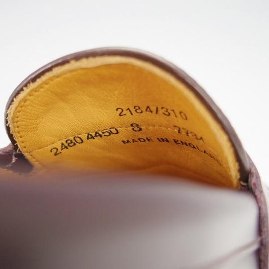 極上★(英)アルフレッド・サージェント SIZE 8【貴重★名作986似寄りモデル/コインローファー】赤茶/メンズ/Alfred Sargent★h340